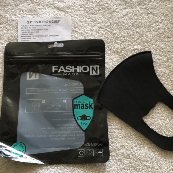 Fashion Facemask 3 PACK mixed colors - Picture 4 of 12